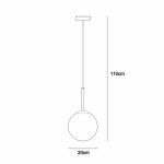 Italux Deore - IT-PND-5578-1S-BRO-BK