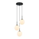 Italux Deore black chandelier