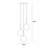 Italux Deore - IT-PND-5578-3S-BRO-BK