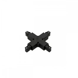   Italux 3 phase track - cross joint - black - IT-TR-PLUS-JOINT-BL /KIFUTÓ!!/