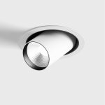 Ceiling recessed luminaire TUB M OUT, D52mm, H60mm, CREE LED 12W, 1210Lm, 4000K, 50fok, CRI>90, 300mA, IP20, white color