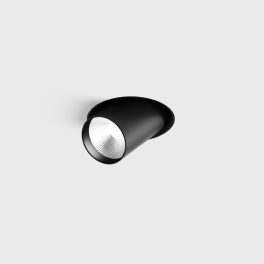   Ceiling recessed luminaire TUB M OUT TRIMLESS, D52mm, H60mm, CREE LED 12W, 1210Lm, 4000K, 50fok, CRI>90, 300mA, IP20, black color