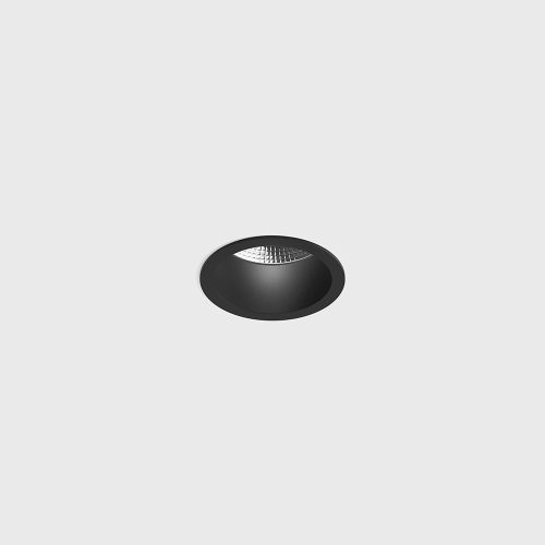 Ceiling recessed luminaire with frame TUB M TRIM, D55mm, H65mm, CREE LED 11W, 1210Lm, 4000K, 50fok, CRI>90, 300mA, IP44, black color