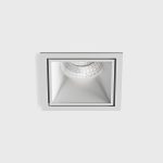 Ceiling recessed luminaire CELL, L90mm, W90mm, H82mm, BRIDGELUX LED LED 9W, 989Lm, 4000K, 45fok, CRI>90, 250mA, IP20, white color