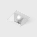 Ceiling recessed luminaire NANO S WW TRIMLESS, L35mm, W35mm, H80mm, CREE LED 6W, 503Lm, 3000K, 25x46fok, CRI>90, 500mA, IP20, white color