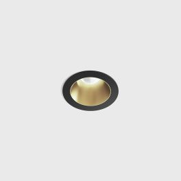   Ceiling recessed luminaire NANO R, D48mm, H67mm, CREE LED 8W, 640Lm, 3000K, 50fok, CRI>90, 700mA, IP20, black/brass color