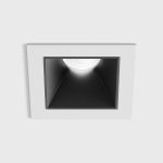 Ceiling recessed luminaire NANO S, L48mm, W48mm, H67mm, CREE LED 8W, 640Lm, 3000K, 50fok, CRI>90, 700mA, IP20,  white/black color