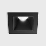 Ceiling recessed luminaire NANO S, L48mm, W48mm, H67mm, CREE LED 8W, 640Lm, 4000K, 50fok, CRI>90, 700mA, IP20, black color