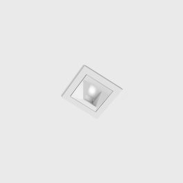   Ceiling recessed luminaire NANO S WW, L48mm, W48mm, H80mm, CREE LED 6W, 503Lm, 3000K, 25x46fok, CRI>90, 500mA, IP20, white color