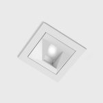 Ceiling recessed luminaire NANO S WW, L48mm, W48mm, H80mm, CREE LED 6W, 503Lm, 3000K, 25x46fok, CRI>90, 500mA, IP20, white color