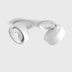 Ceiling recessed luminaire SOL IN, D95mm, H33mm, LED 14W, 1425Lm, 3000K, 38fok, CRI>90, 350mA, IP20, white color