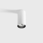 Surface mounted luminaire TUB M S 110, D52mm, H110mm, CREE LED 9W, 250mA, 540lm, 4000K, 35fok, CRI>90, IP20, white color