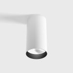 Surface mounted luminaire TUB L S 150, D75, H150mm, CREE LED 18W, 500mA, 1287lm, 4000K, 50fok, CRI>90, IP20, white color