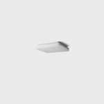 Surface mounted luminaire FLAT S1, 210 x 210mm, H56mm, LED 15W(1120Lm)/10W(770Lm), 3000K/4000K, CRI>90, IP54, white color