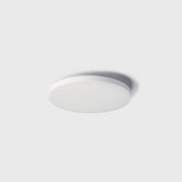   Surface mounted luminaire BRIGHT S, D220mm, H39mm, LED 15W(945Lm)/10W(630Lm)/8W(560Lm), 3000K/4000K, CRI>90, IP20, white color