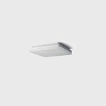 Surface mounted luminaire FLAT S2, 260 x 260mm, H52mm, LED 24W(1960Lm)/18W(1470Lm)/10W(805Lm), 3000K/4000K, CRI>90, IP54, white color