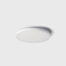   Surface mounted luminaire BRIGHT M, D300mm, H39mm, LED 24W(1610Lm)/18W(1260Lm)/10W(700Lm), 3000K/4000K, CRI>90, IP20, white color