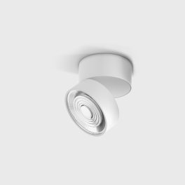   Surface mounted luminaire SOL SURF, D95mm, H78mm, LED 14W, 1446Lm, 4000K, 38fok, CRI>90, 350mA, IP20, white color