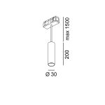 LTX IN_LINE TUB S P 200  track light system
