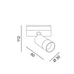 LTX  black track light system