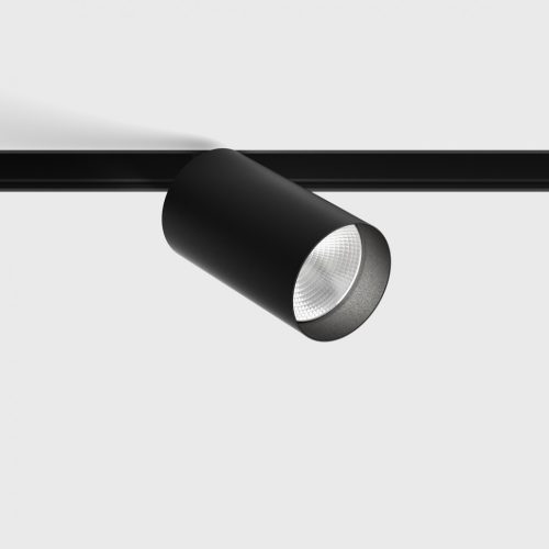 Spotlight IN_LINE TUB M NB, D52mm, H90mm, CREE 10W LED, 604Lm, 3000K, 6fok, CRI>90, 2 wired, DIM DALI, IP20, black color