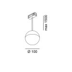 LTX IN_LINE BALL M  track light system