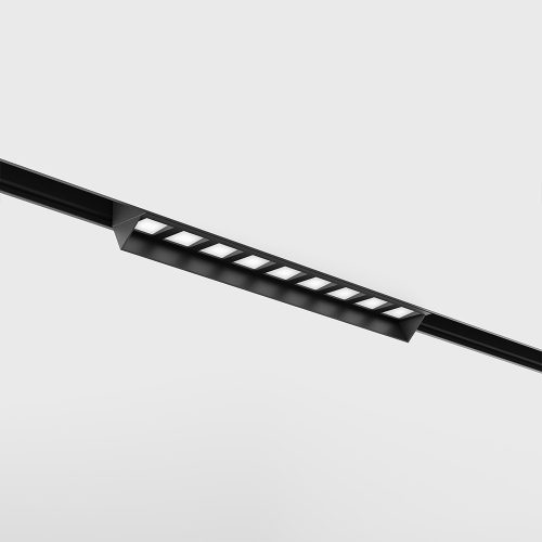 IN_LINE WALL WASHER 205 line light, L205mm, W24.5mm, H59mm, LED 10W, 1025Lm, 4000K, 48x25fok, CRI>90, 2 wired, DIM DALI, IP20, black color