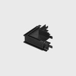 IN_LINE CORNER R IN Recessed "L" track  connector Сeiling to Wall, in-installation, L82mm, W82mm, H54mm, black color
