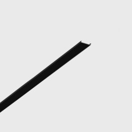   IN_LINE COVER R/S Track cover for recessed & surface, L2000mm, W27mm, H6mm, IP20, black color