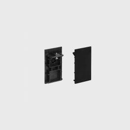   IN_LINE END CAP R/S End cap for recessed & surface, L30mm, H54mm, IP20, 2pcs/set, black color