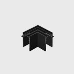IN_LINE CORNER S HR Surface/suspension "L" track  connector, L58mm, W58mm, H54mm, black color