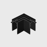 IN_LINE CORNER S HR Surface/suspension "L" track  connector, L58mm, W58mm, H54mm, black color