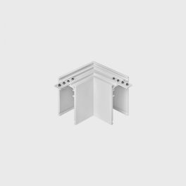   IN_LINE CORNER S HR Surface/suspension "L" track  connector, L58mm, W58mm, H54mm, white color
