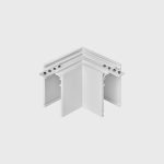 IN_LINE CORNER S HR Surface/suspension "L" track  connector, L58mm, W58mm, H54mm, white color