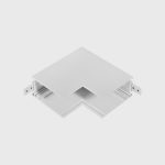 IN_LINE CORNER S IN Surface "L" track Connector Сeiling to Wall in-installation, L82mm,W82mm, H25mm, white color