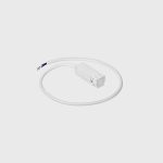 IN_LINE LIVE END 600 live end  for track with 60cm cable, L75mm, W25mm, H24mm, IP20, white color, 2 wired