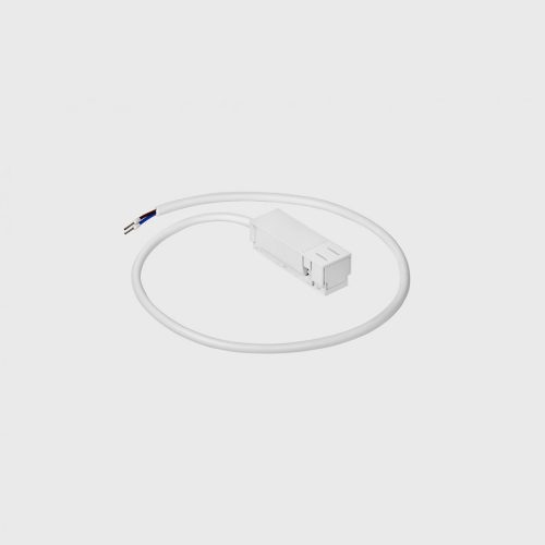 IN_LINE LIVE END 600 live end  for track with 60cm cable, L75mm, W25mm, H24mm, IP20, white color, 2 wired