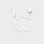 IN_LINE SUSP KIT hanging white wire for surface track, L1500mm, D15mm, white color