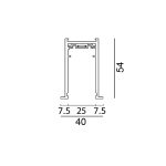 LTX IN_LINE TRACK T  track light system