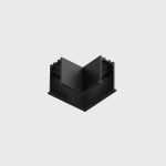 IN_LINE CORNER T HR Recessed track with trim "L" track connector, L85mm, w85mm, H54mm, IP20, black color