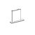 End cap for  recessed IN_LINE END CAP T, L40mm, H54mm, IP20, 2pcs/set, black color