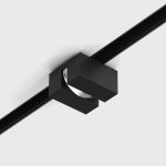 Spotlight IN_LINE WIN, 77x77mm, H44mm, CREE LED 3W, 180Lm, 3000K, 27fok, CRI>90, 2 wired, DIM DALI, IP20, black color