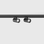 Spotlight MINI_LINE 42 TUB XS A X2, D28mm, H48mm, 2x426lm, CREE LED 2x3.5W, 3000K, 36fok, CRI>90, IP 20, black color