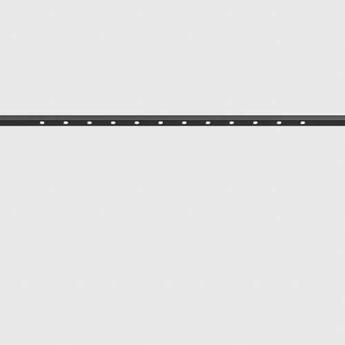 MINI_LINE 42 COMFORT 600  line light, L600mm, W15.4mm, H11.2mm, CREE LED 8W, 780lm, 3000K, 30fok, CRI>90, IP20, black color