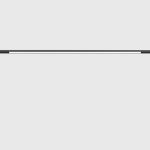 MINI_LINE 42 LINEA 900  line light, L900mm, W15.4mm, H11.2mm, Bridgelux LED 18W, 1185lm, 3000K, CRI>90, IP20, opal, black color