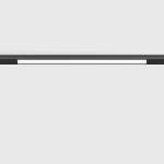 MINI_LINE 42 LINEA 900  line light, L900mm, W15.4mm, H11.2mm, Bridgelux LED 18W, 1185lm, 3000K, CRI>90, IP20, opal, black color