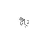 LTX MINI_LINE 42 END CAP R/S  track light system