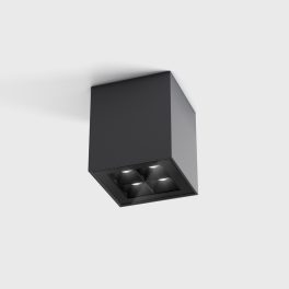   Surface mounted luminaire BIM70 S. L70mm, W70mm, H80mm, LED 8.4W, 948Lm, 3000K, 50fok, CRI>90, IP65, 220V, graphite color