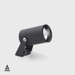 Spotlight luminaire VISOR50. L80mm, D50mm, H82mm, LED 7.7W, 750Lm, 3000K, 30fok, CRI>90, DC48V (without driver), IP65, graphite color