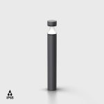 Bollard BARD1 68, D90mm, H680mm, LED 10W, 600Lm, 3000K, 360fok, CRI>90, IP65, AC 220-240V, graphite color
